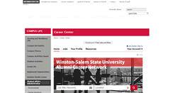 Desktop Screenshot of careers.wssu.edu